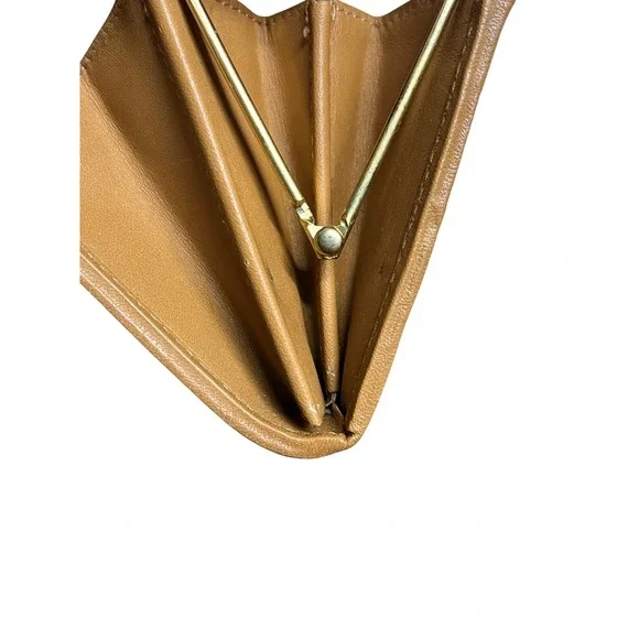 Celine Macadam Triomphe Wallet Brown Coated Canvas Vintage M10 Made in Italy - Picture 8 of 11